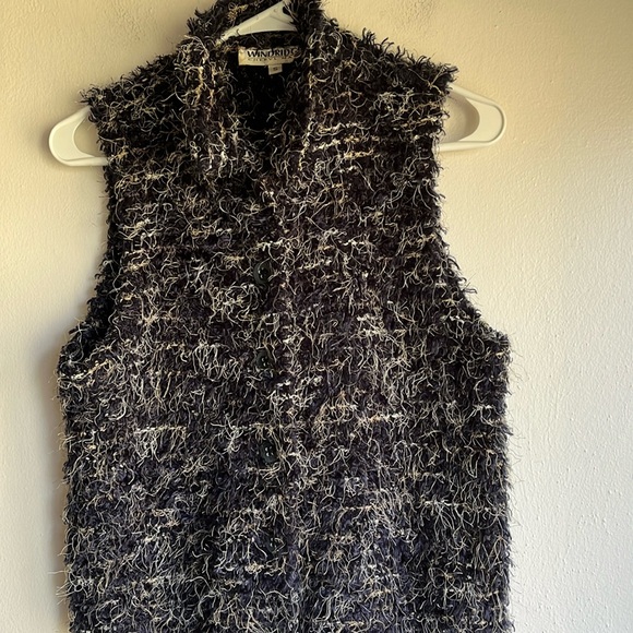 Vintage Jackets & Blazers - Amazing Vintage 1990’s Cheryl Nash Sweater Vest. Super Soft.